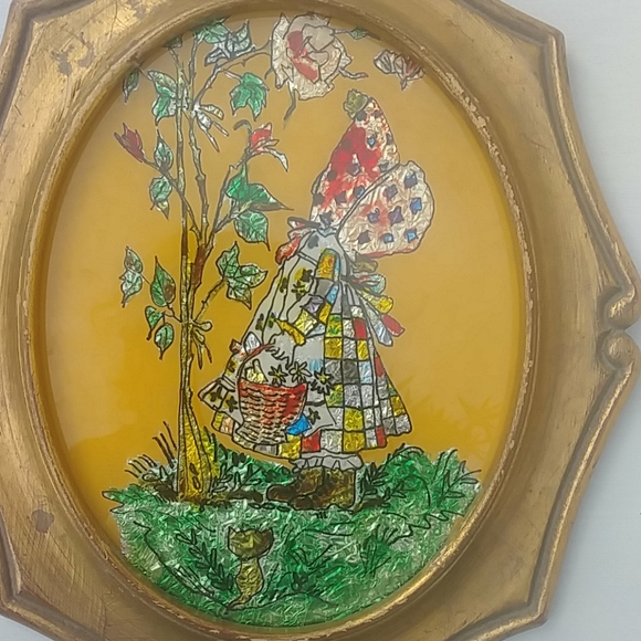 Vintage Foil Art Framed Wall Plaques - Picture 3 of 8